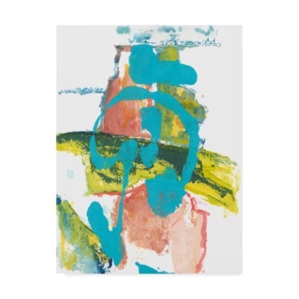 Joyce Combs 'Happy Thoughts I' Canvas Art, 18x24, Trademark Fine Art, Mfr#: WAG07180-C1824GG